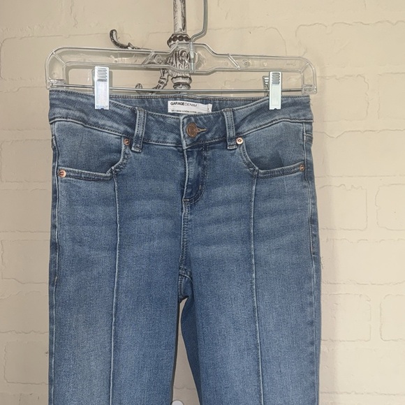 Garage denim jeans Low Rise Flare soft size 27 stretch boho festival hippie - Picture 4 of 6